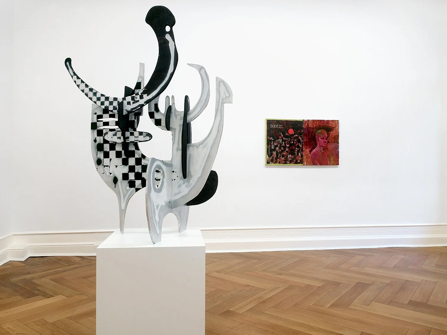 Celestial Telegraph Paintings Another Language — Richard Hawkins Aaron Curry — Exhibitions — Galerie Buchholz — Image 05