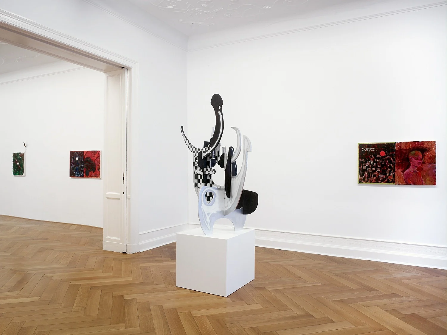 Celestial Telegraph Paintings Another Language — Richard Hawkins Aaron Curry — Exhibitions — Galerie Buchholz — Image 07