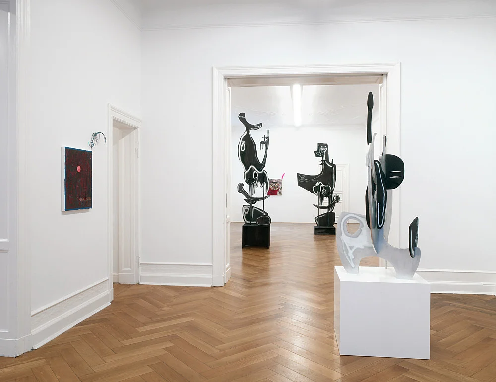 8220CelestialTelegraphPaintings82218220AnotherLanguage8221 — Richard Hawkins Aaron Curry — Exhibitions — Galerie Buchholz — Image 00