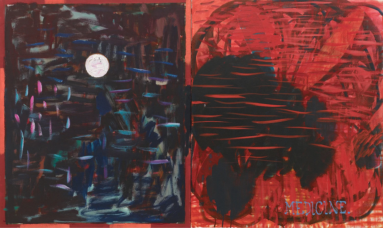 8220CelestialTelegraphPaintings82218220AnotherLanguage8221 — Richard Hawkins Aaron Curry — Exhibitions — Galerie Buchholz — Image 11