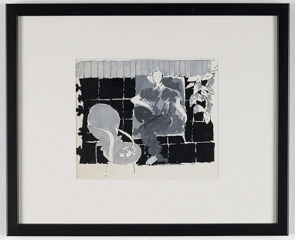Quodlibet II — Tomma Abts, Tony Conrad, Mark Leckey, Patrick Procktor, Vincent Fecteau, Marcus Behmer, Alice Horodisch-Garnman,... — Exhibitions — Galerie Buchholz — Image 00