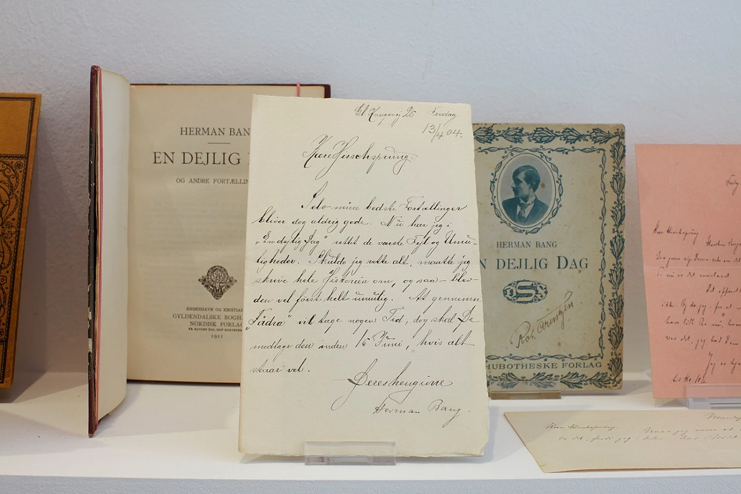 zusammengestellt von Henrik Olesen amp Daniel Buchholz — Bücher, Manuskripte und Briefe von Herman Bang 1857-1912 — Exhibitions — Galerie Buchholz — Image 08