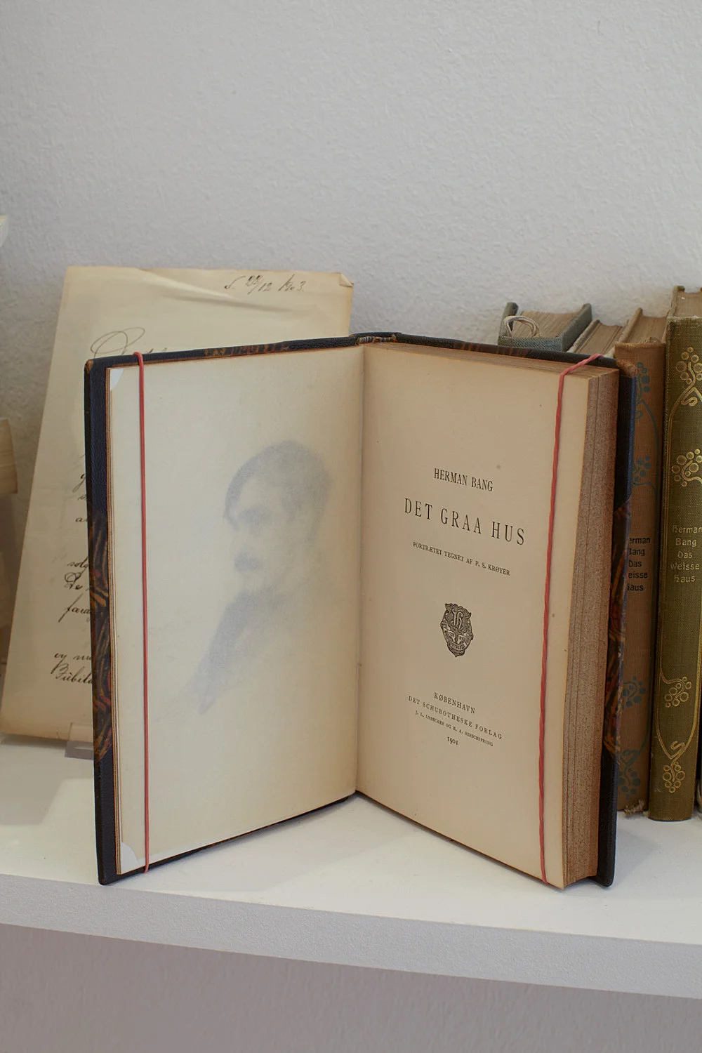 zusammengestellt von Henrik Olesen amp Daniel Buchholz — Bücher, Manuskripte und Briefe von Herman Bang 1857-1912 — Exhibitions — Galerie Buchholz — Image 09
