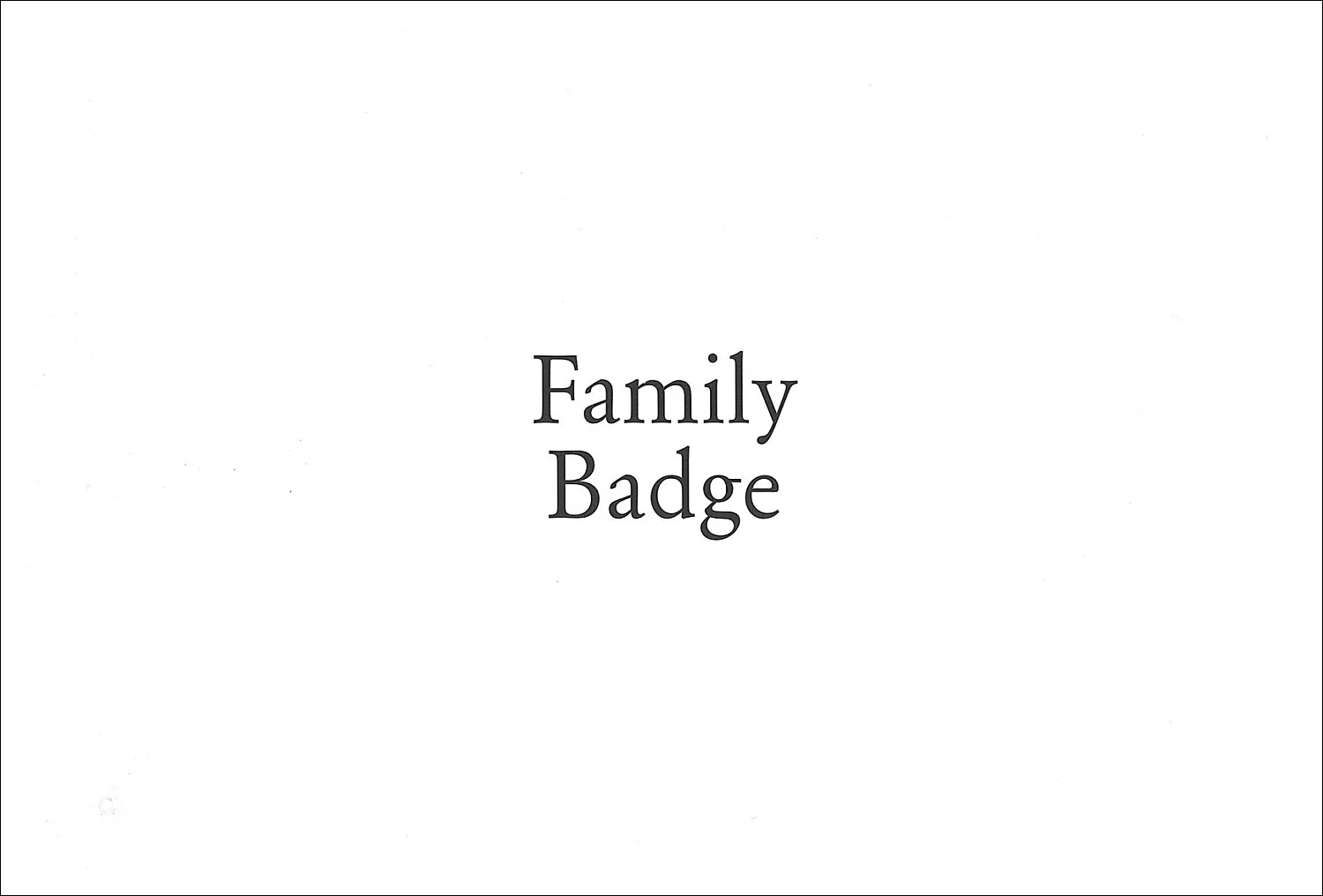 Rebecca Warren Family Badge 2004 — Rebecca Warren — Exhibitions — Galerie Buchholz — Image 01