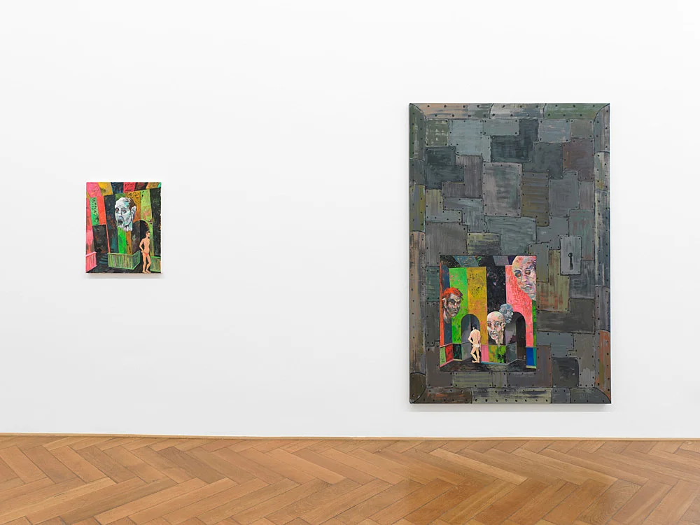 8220ScalpsDungeonDoorsandSalomePaintings8221 — Richard Hawkins — Exhibitions — Galerie Buchholz — Image 00