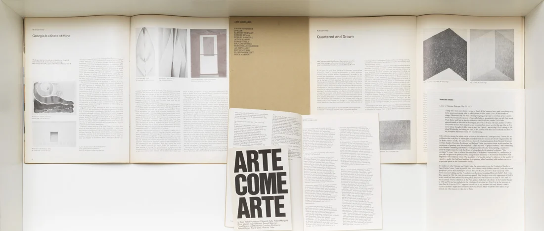 Pictures, Before and After An Exhibition for Douglas Crimp — Daniel Buren, Charles James, Antonio Lopez, Agnes Martin, Joseph Cornell, Robert Smithson, The Cockettes, Jack Smith,... — Exhibitions — Galerie Buchholz — Image 30