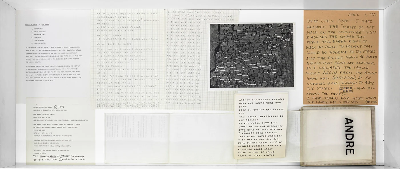 8220MareMount8221withatextbyEdHalter — Carl AndreLiz DeschenesRichard PrinceR H Quaytman — Exhibitions — Galerie Buchholz — Image 28