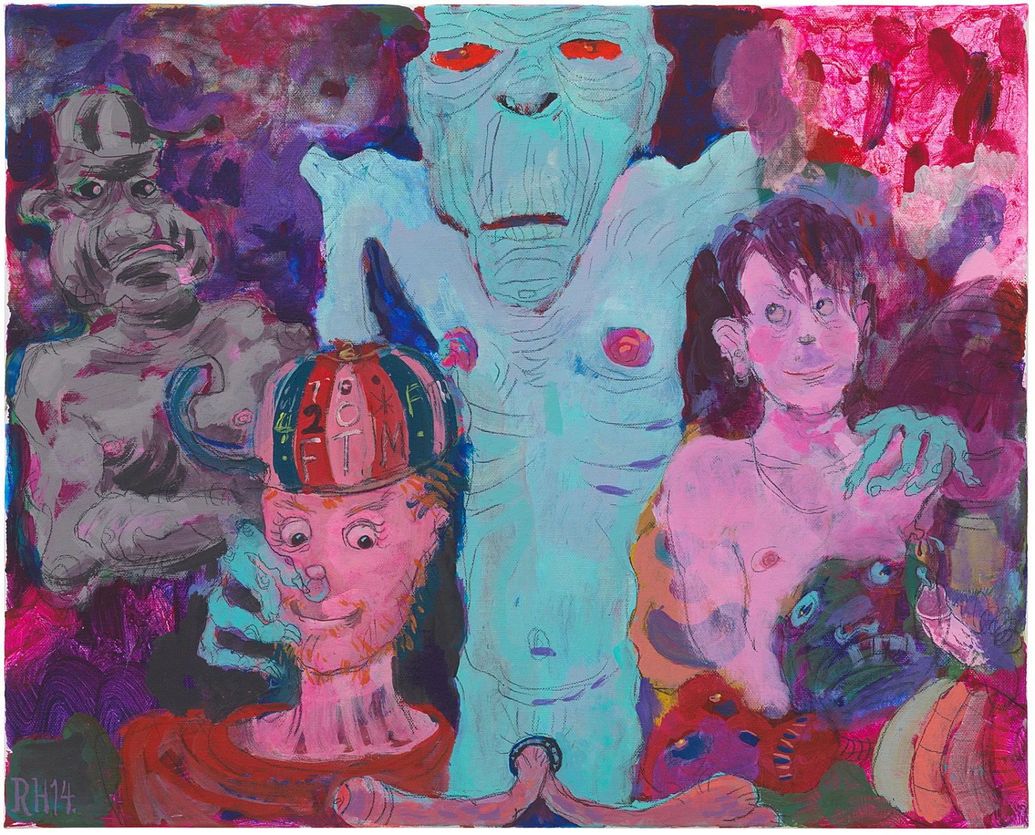Richard Hawkins Berlin 2014 — Richard HawkinsampWilliam S BurroughsCerith Wyn EvansIsa GenzkenTom of Finland — Exhibitions — Galerie Buchholz — Image 27