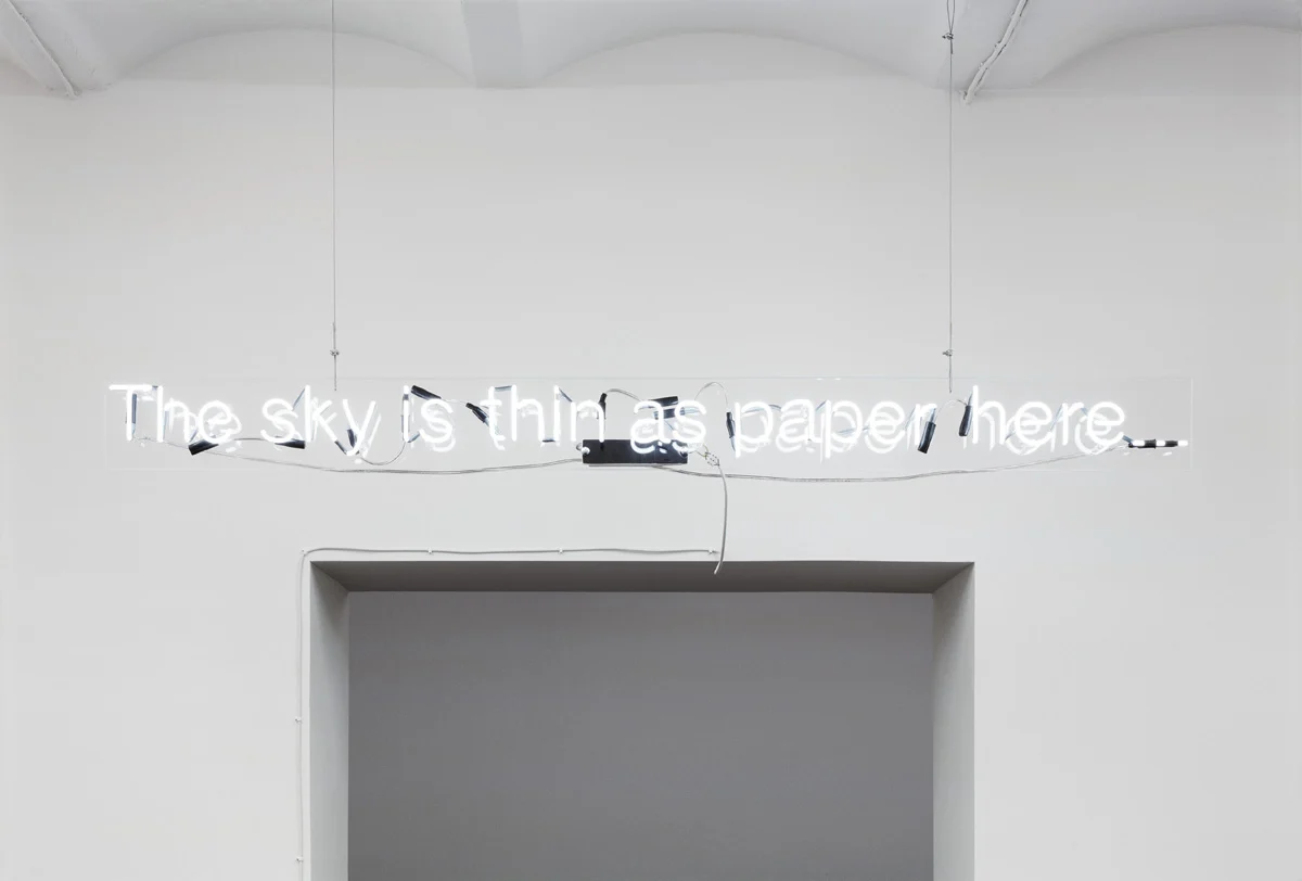 8220TheSkyisthinaspaperhere8221 — Cerith Wyn Evans — Exhibitions — Galerie Buchholz — Image 15