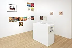 an exhibition organized by Diedrich Diederichsen amp Christopher Müller feat. Marcus Behmer, Stefan George, Rainer Werner Fassbinder, Hans Henny Jahnn, Lutz Bacher, Hans Kayser, Ludwig Gosewitz, Jordan Belson, Hapshash and the Coloured Coat, The Fool, Rogério Duarte, The Red KrayolaMayo Thompson, Walter de Maria, Sigmar Polke, Emil Schult, Isaac Abrams, John McCracken, Pedro Bell, Kai Althoff, Henrik Olesen, Öyvind Fahlström, Karlheinz Stockhausen, Sun Ra, Hartmut Geerken, Albert Oehlen, Jack Goldstein, Jutta Koether, Isa Genzken, Palermo, John Coltrane, Tony Conrad — Cosmic Communities Coming Out Into Outer Space Homofuturism, Applied Psychedelia amp Magic Connectivity — Exhibitions — Galerie Buchholz — Image 196