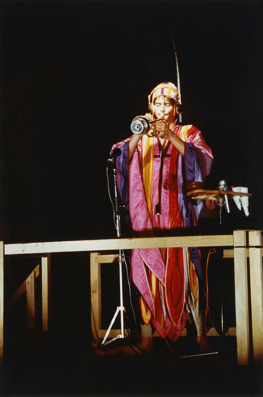 an exhibition organized by Diedrich Diederichsen amp Christopher Müller feat. Marcus Behmer, Stefan George, Rainer Werner Fassbinder, Hans Henny Jahnn, Lutz Bacher, Hans Kayser, Ludwig Gosewitz, Jordan Belson, Hapshash and the Coloured Coat, The Fool, Rogério Duarte, The Red KrayolaMayo Thompson, Walter de Maria, Sigmar Polke, Emil Schult, Isaac Abrams, John McCracken, Pedro Bell, Kai Althoff, Henrik Olesen, Öyvind Fahlström, Karlheinz Stockhausen, Sun Ra, Hartmut Geerken, Albert Oehlen, Jack Goldstein, Jutta Koether, Isa Genzken, Palermo, John Coltrane, Tony Conrad — Cosmic Communities Coming Out Into Outer Space Homofuturism, Applied Psychedelia amp Magic Connectivity — Exhibitions — Galerie Buchholz — Image 87