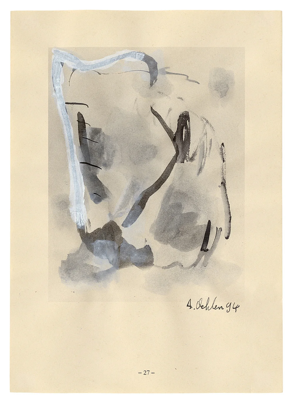 WorksonWorksonPaper — Michael KrebberAlbert Oehlen — Exhibitions — Galerie Buchholz — Image 24
