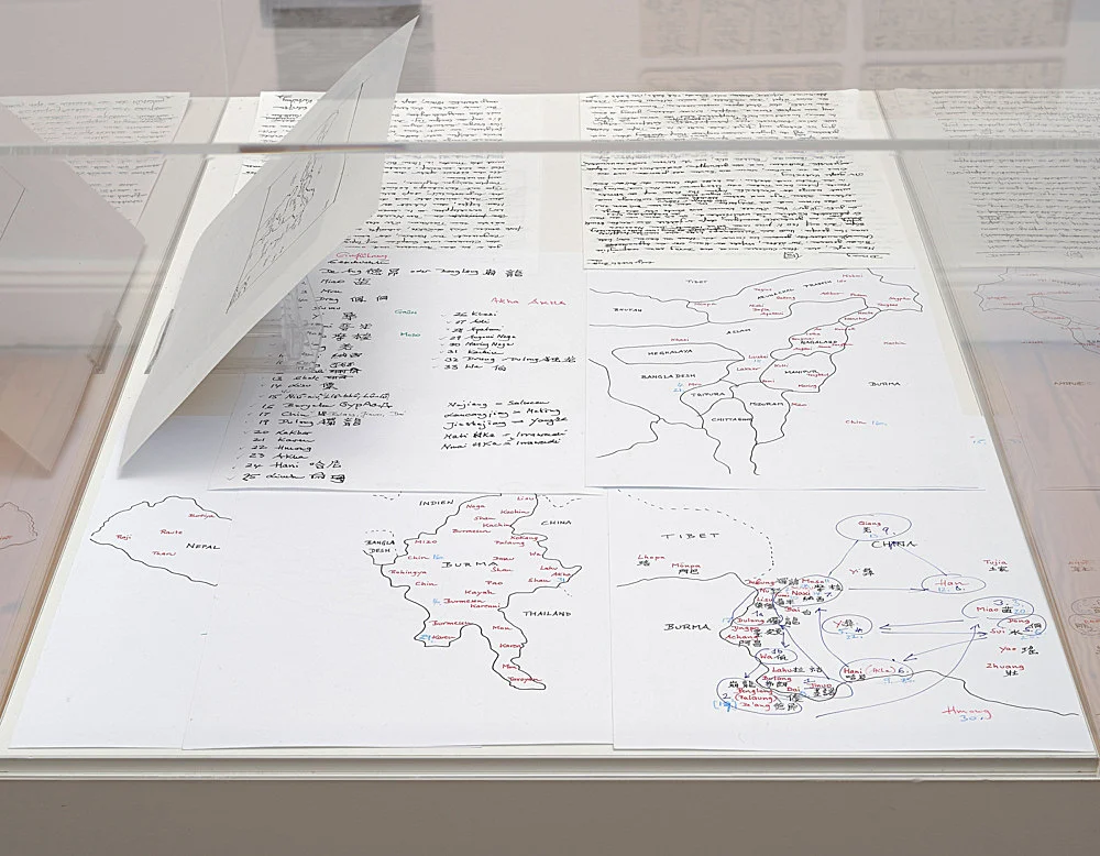 Forschungen an den Rändern der Schrift — Michael Oppitz — Exhibitions — Galerie Buchholz — Image 00