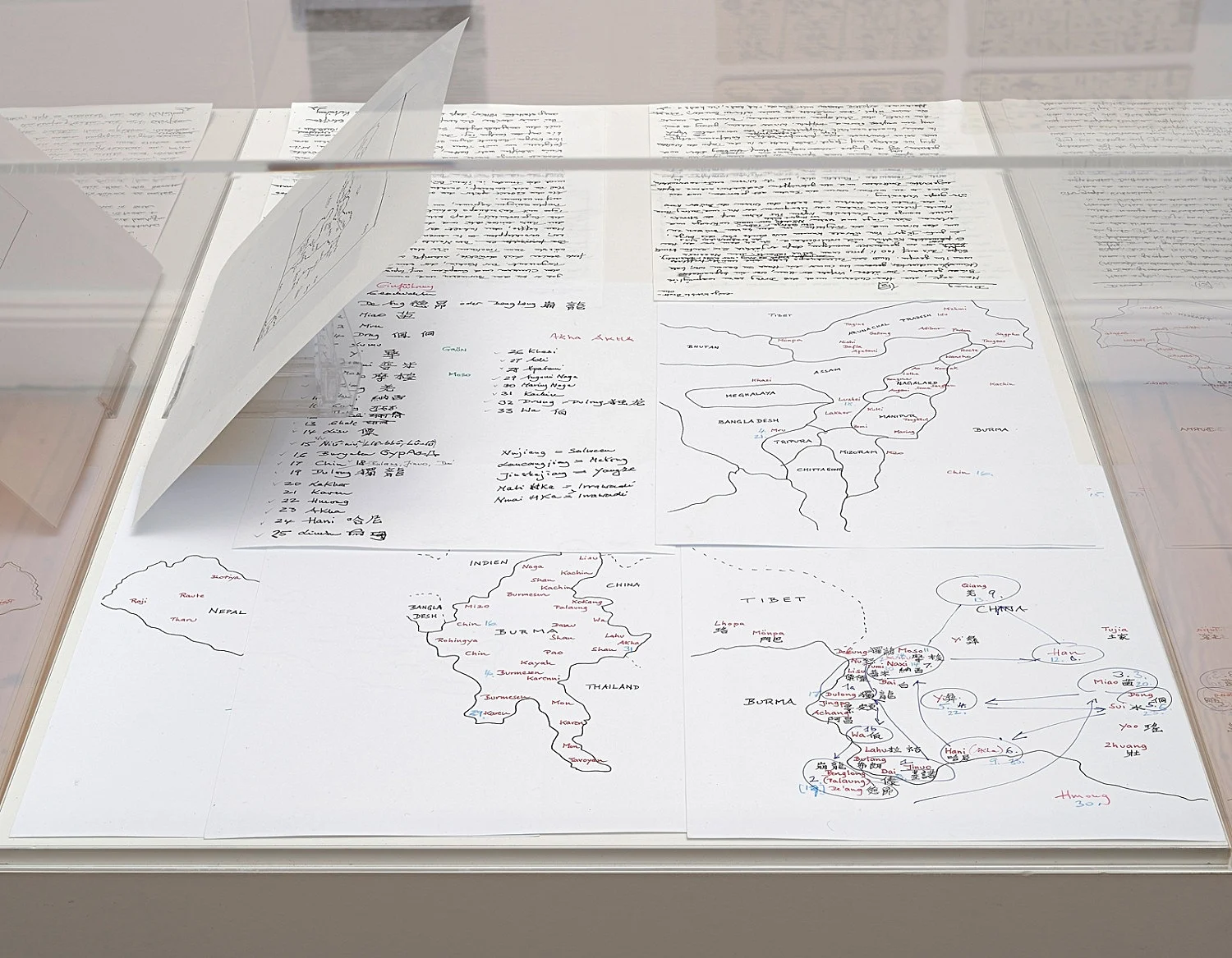 Forschungen an den Rändern der Schrift — Michael Oppitz — Exhibitions — Galerie Buchholz — Image 91