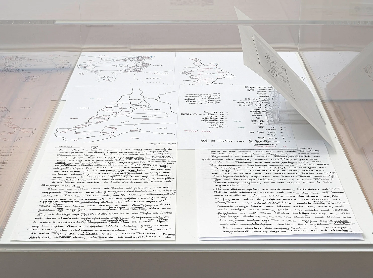ForschungenandenRndernderSchrift — Michael Oppitz — Exhibitions — Galerie Buchholz — Image 92