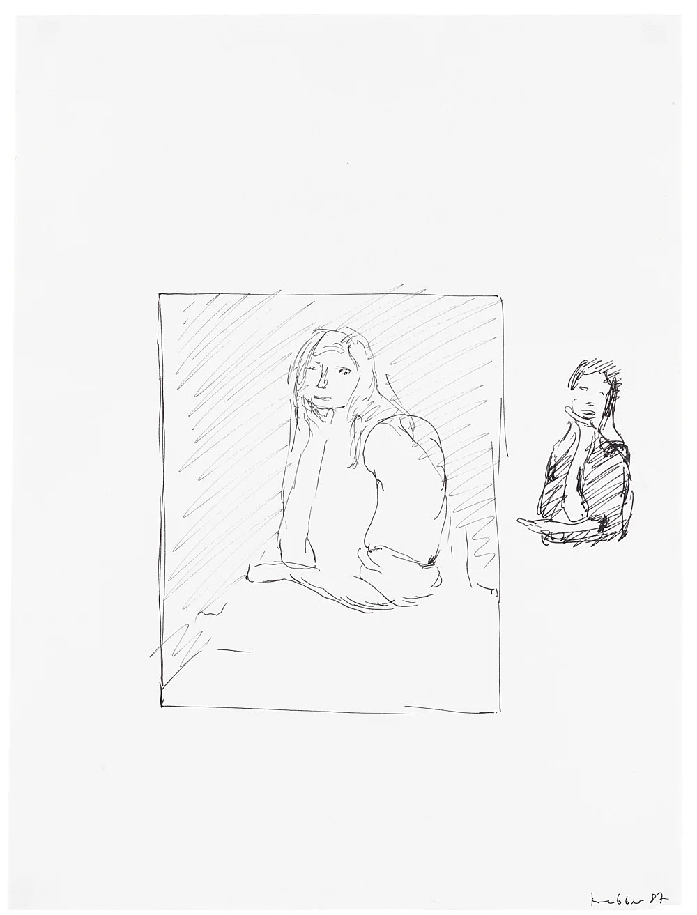 WorksonWorksonPaper — Michael KrebberAlbert Oehlen — Exhibitions — Galerie Buchholz — Image 10