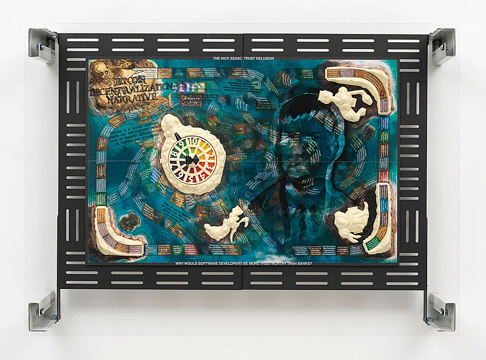 GamesofDecentralizedLife — Simon Denny — Exhibitions — Galerie Buchholz — Image 00