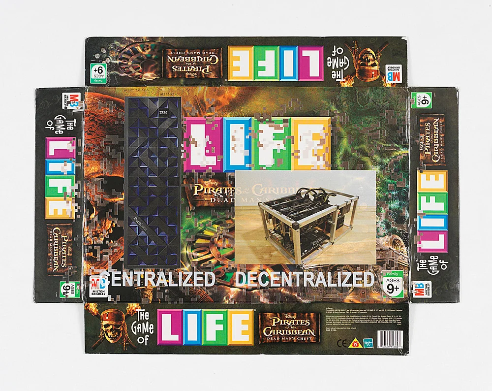 Games of Decentralized Life — Simon Denny — Exhibitions — Galerie Buchholz — Image 00