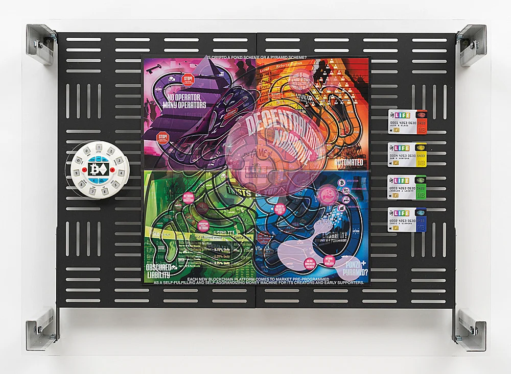 Games of Decentralized Life — Simon Denny — Exhibitions — Galerie Buchholz — Image 00
