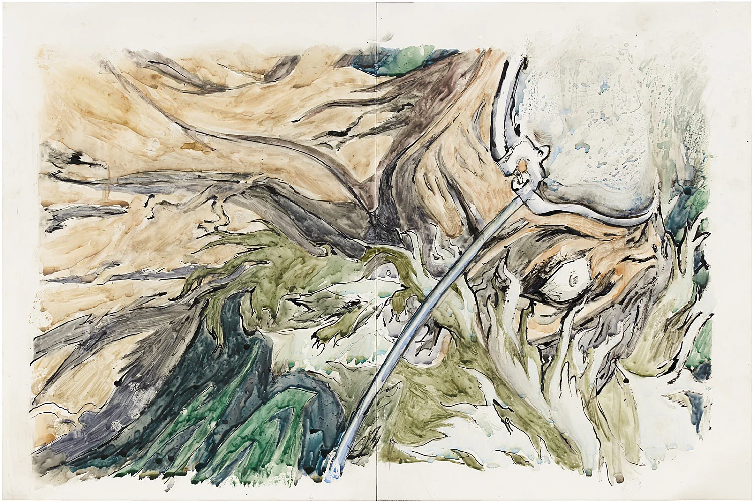 Vista View an exhibition curated by Caleb Considine — Tomma Abts, Ginny Bishton, Whitney Claflin, Carlfriedrich Claus, Ralston Crawford, Norman Lewis, Agnes Martin, Mohammad... — Exhibitions — Galerie Buchholz — Image 25