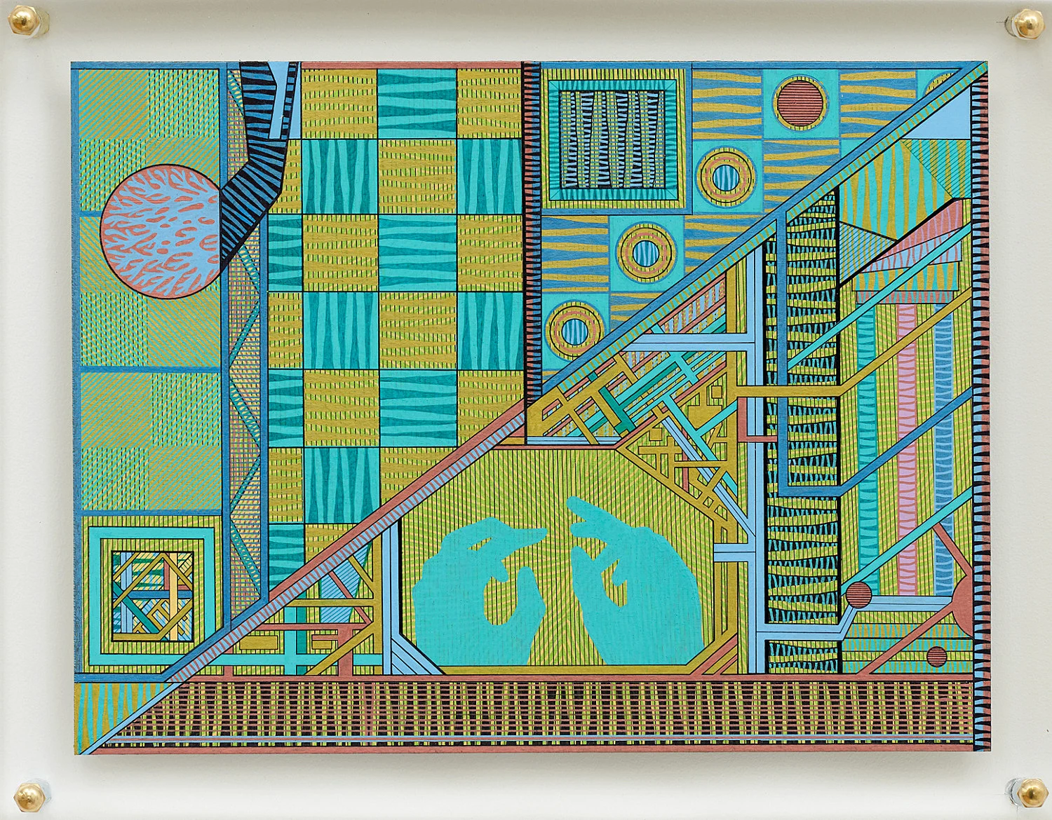 Vista View an exhibition curated by Caleb Considine — Tomma Abts, Ginny Bishton, Whitney Claflin, Carlfriedrich Claus, Ralston Crawford, Norman Lewis, Agnes Martin, Mohammad... — Exhibitions — Galerie Buchholz — Image 46