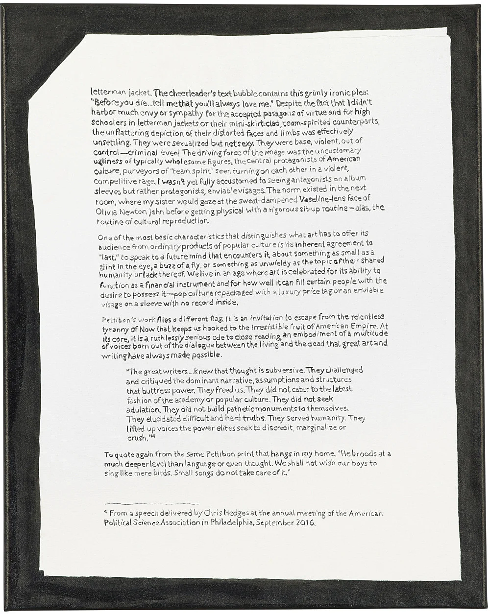 lonely and abandoned on the market place — Frances Stark — Exhibitions — Galerie Buchholz — Image 00