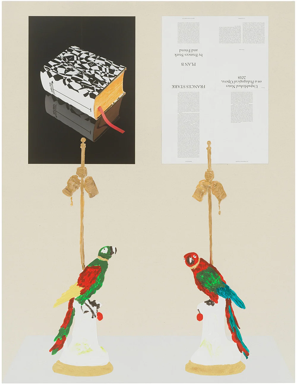 lonely and abandoned on the market place — Frances Stark — Exhibitions — Galerie Buchholz — Image 00