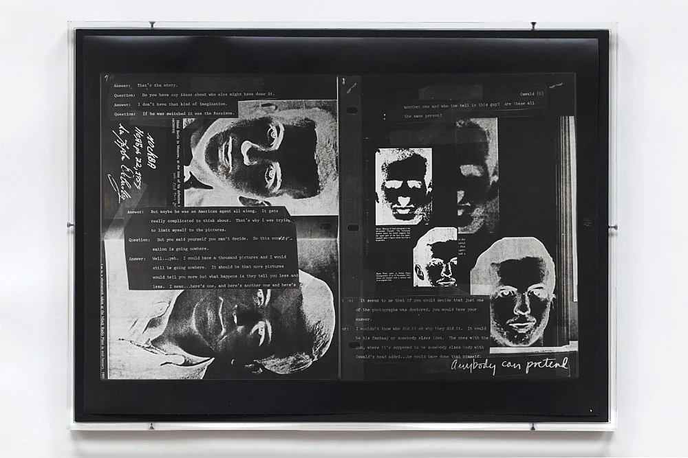 The Lee Harvey Oswald Interview — Lutz Bacher — Exhibitions — Galerie Buchholz — Image 00