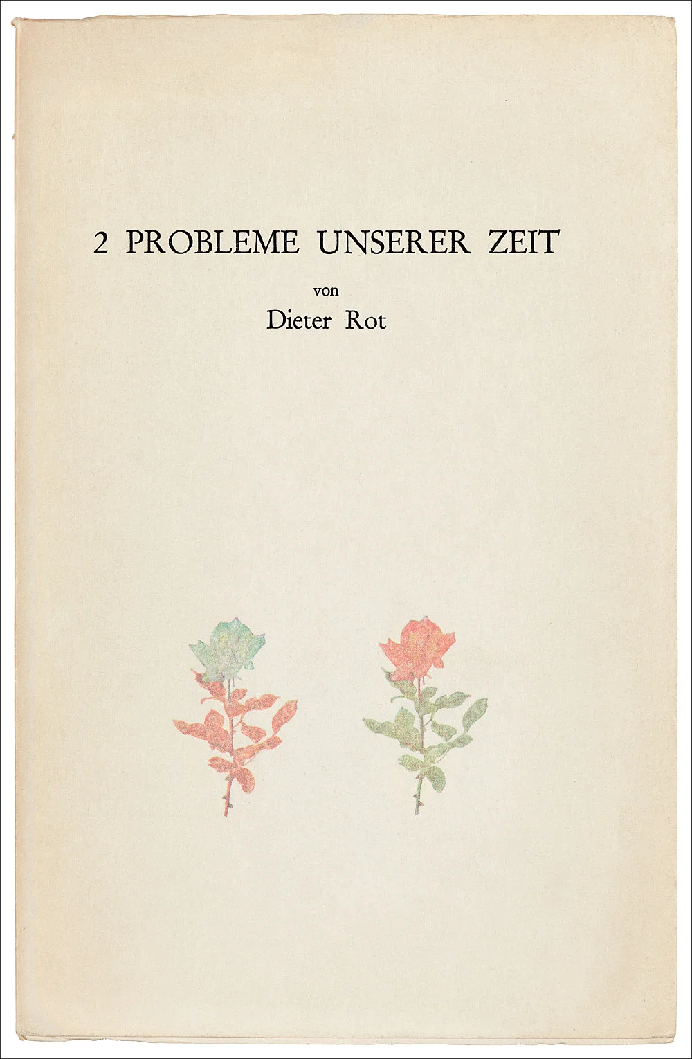 82202ProblemeunsererZeit8221 — Dieter Roth — Exhibitions — Galerie Buchholz — Image 01