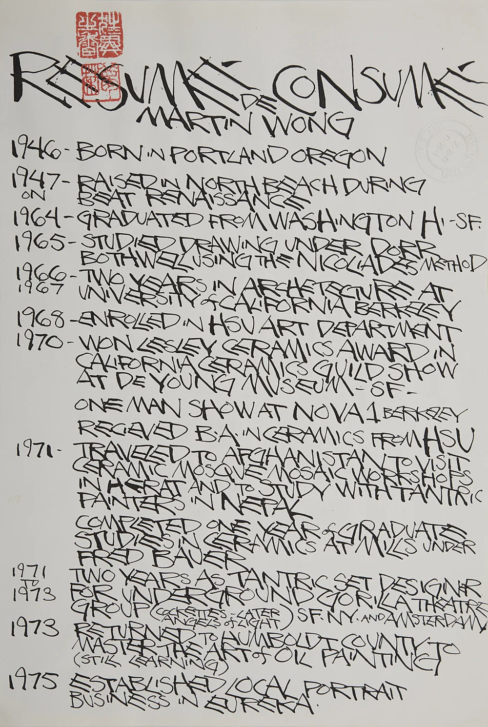 DreamFungusEarlyWorks19671978 — Martin Wong — Exhibitions — Galerie Buchholz — Image 12