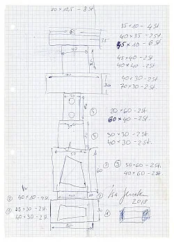 Zeichnung Plan Collage 1965-2018 — Isa Genzken — Exhibitions — Galerie Buchholz — Image 295