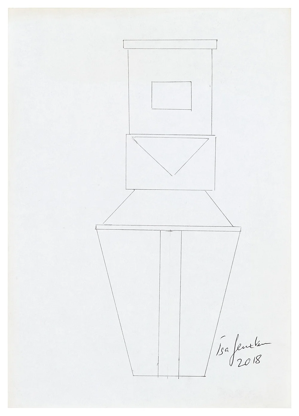 ZeichnungPlanCollage19652018 — Isa Genzken — Exhibitions — Galerie Buchholz — Image 149