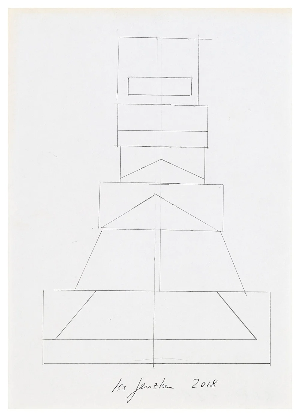 ZeichnungPlanCollage19652018 — Isa Genzken — Exhibitions — Galerie Buchholz — Image 151