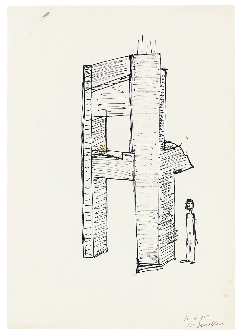 ZeichnungPlanCollage19652018 — Isa Genzken — Exhibitions — Galerie Buchholz — Image 25