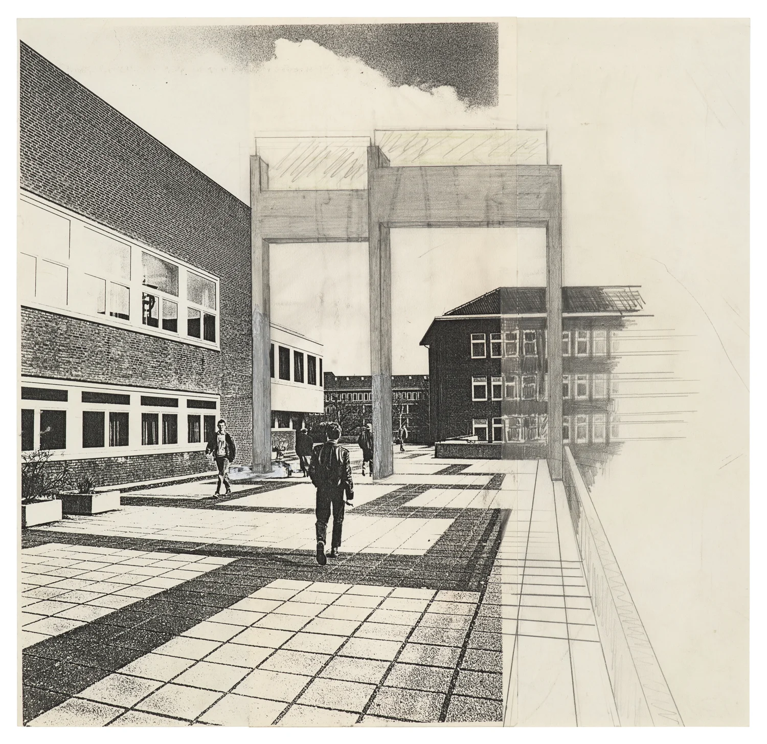 Zeichnung Plan Collage 1965-2018 — Isa Genzken — Exhibitions — Galerie Buchholz — Image 33