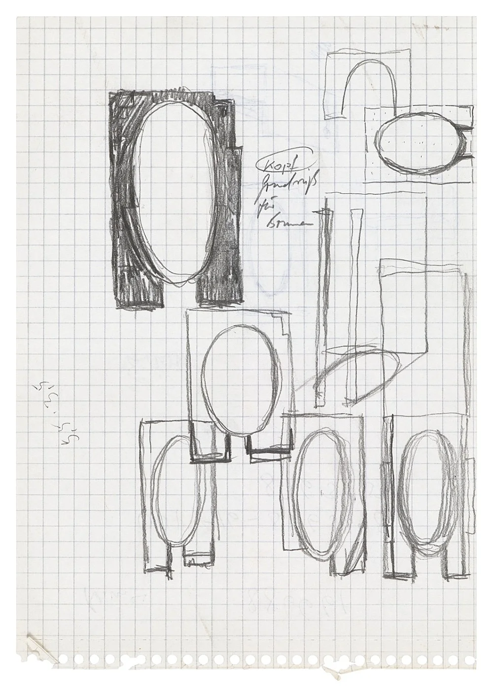 ZeichnungPlanCollage19652018 — Isa Genzken — Exhibitions — Galerie Buchholz — Image 46