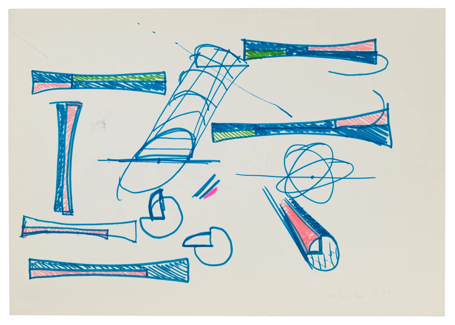 ZeichnungPlanCollage19652018 — Isa Genzken — Exhibitions — Galerie Buchholz — Image 89