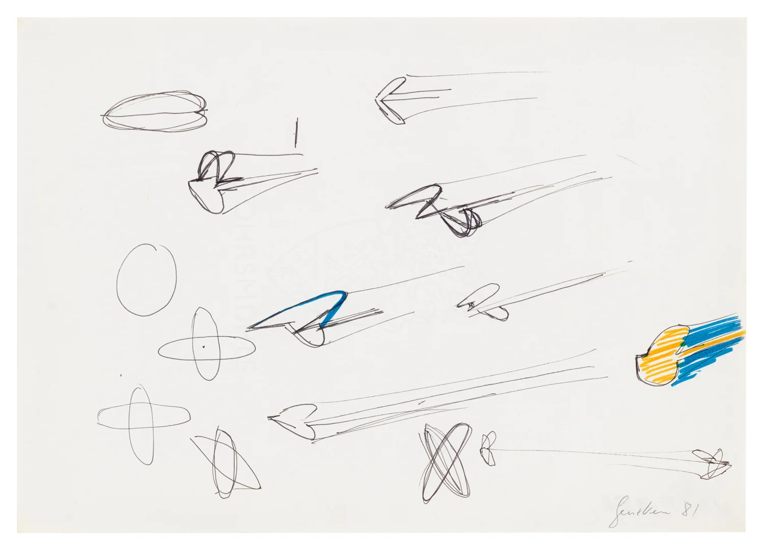 ZeichnungPlanCollage19652018 — Isa Genzken — Exhibitions — Galerie Buchholz — Image 94