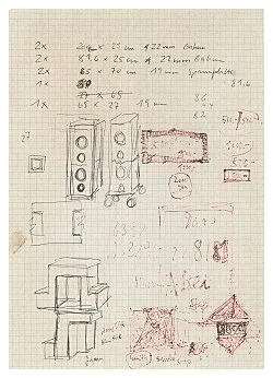 Zeichnung Plan Collage 1965-2018 — Isa Genzken — Exhibitions — Galerie Buchholz — Image 256