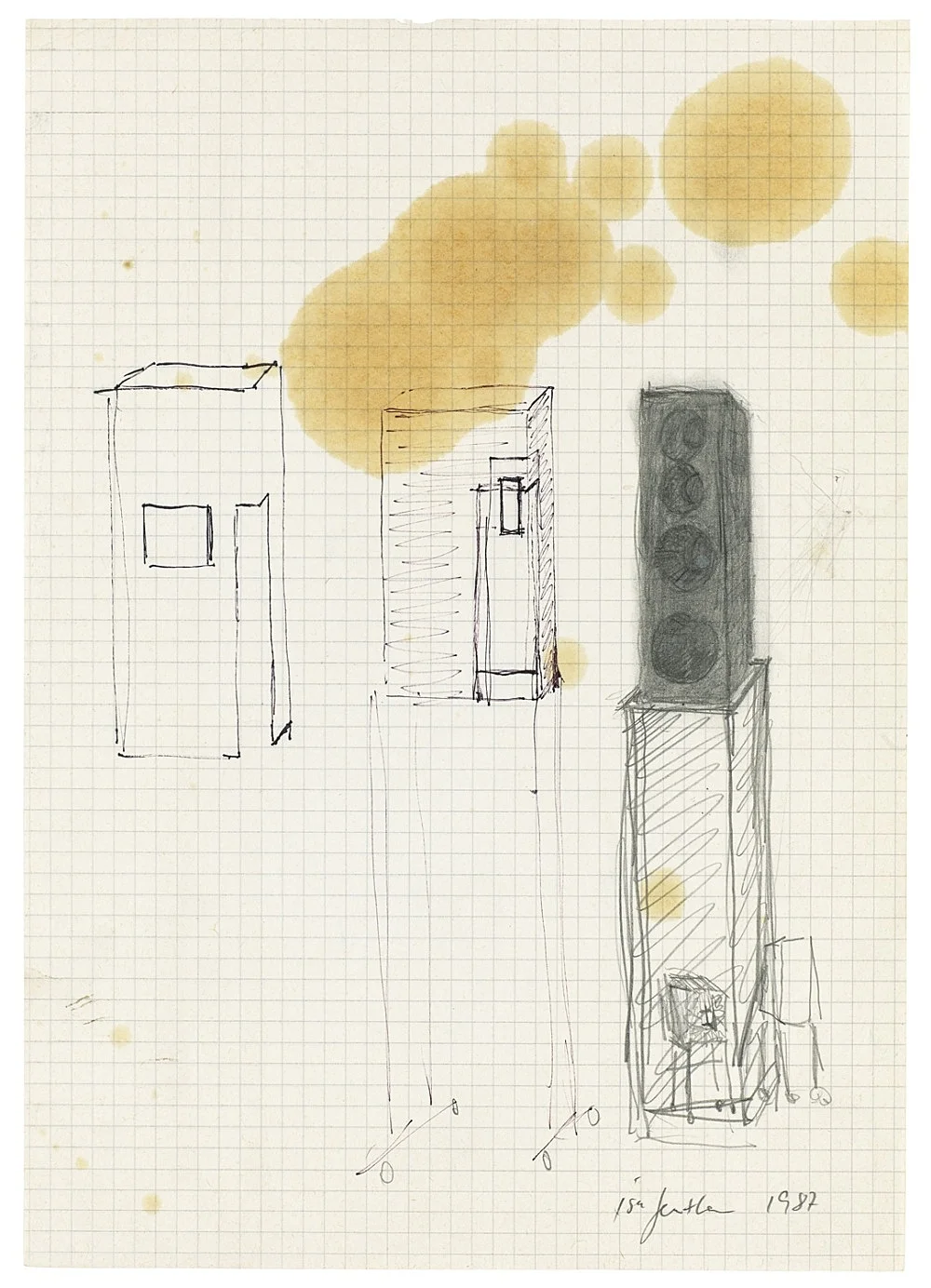 ZeichnungPlanCollage19652018 — Isa Genzken — Exhibitions — Galerie Buchholz — Image 109