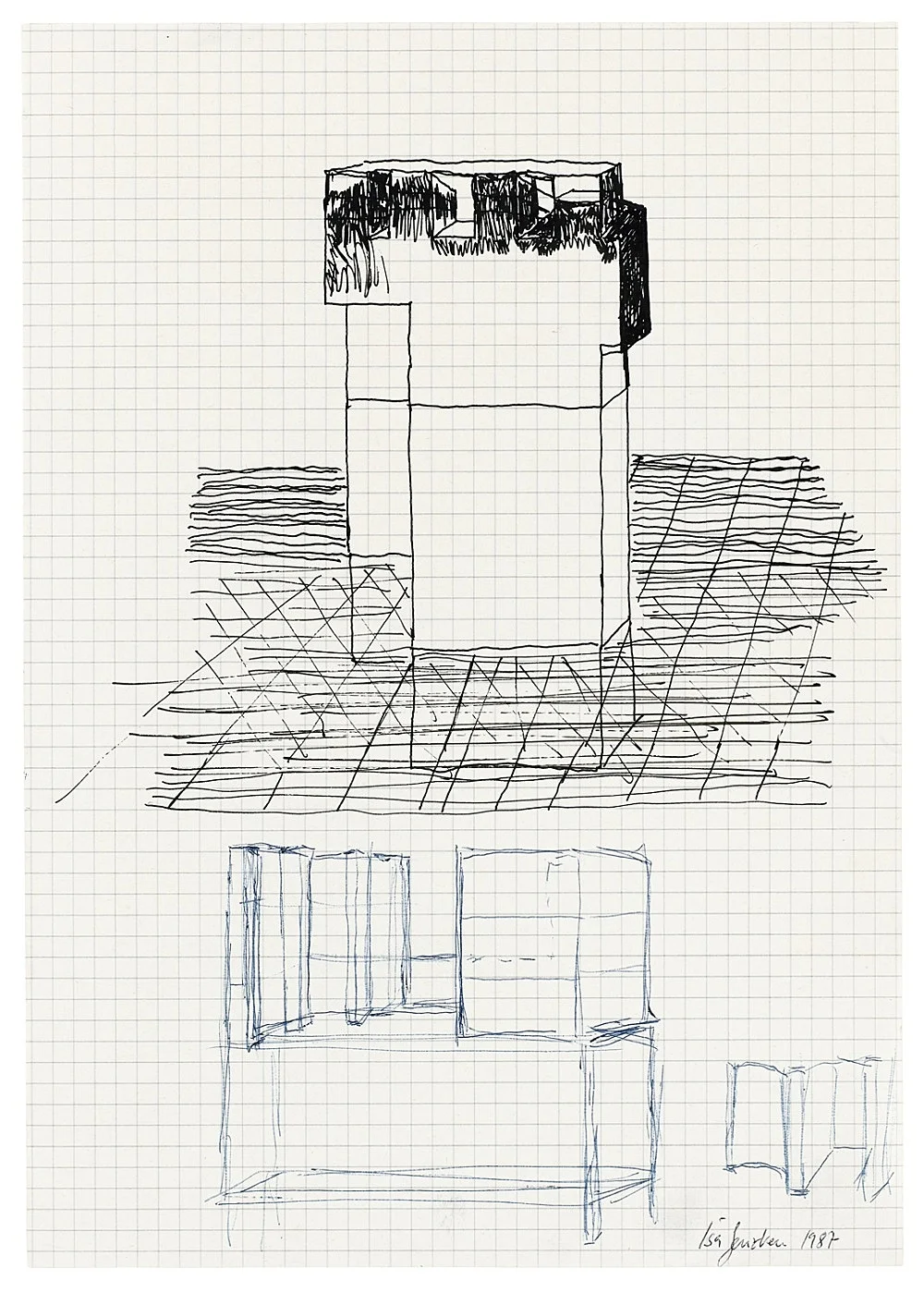 ZeichnungPlanCollage19652018 — Isa Genzken — Exhibitions — Galerie Buchholz — Image 114