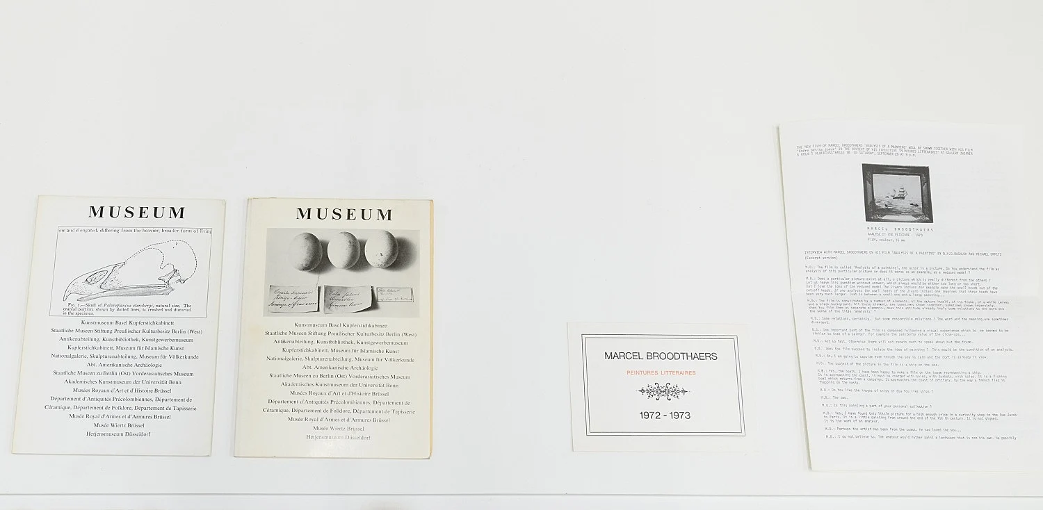 Michael Oppitz on Marcel Broodthaers New York 2023 — Michael Oppitz on Marcel Broodthaers — Exhibitions — Galerie Buchholz — Image 09