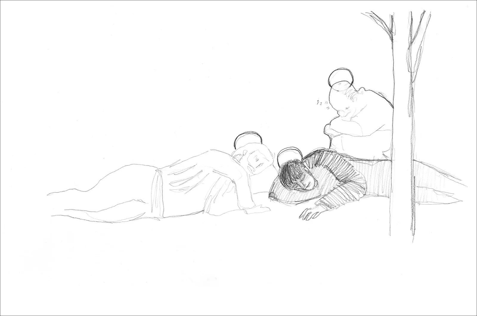 Guest room — Samuel Hindolo — Exhibitions — Galerie Buchholz — Image 01