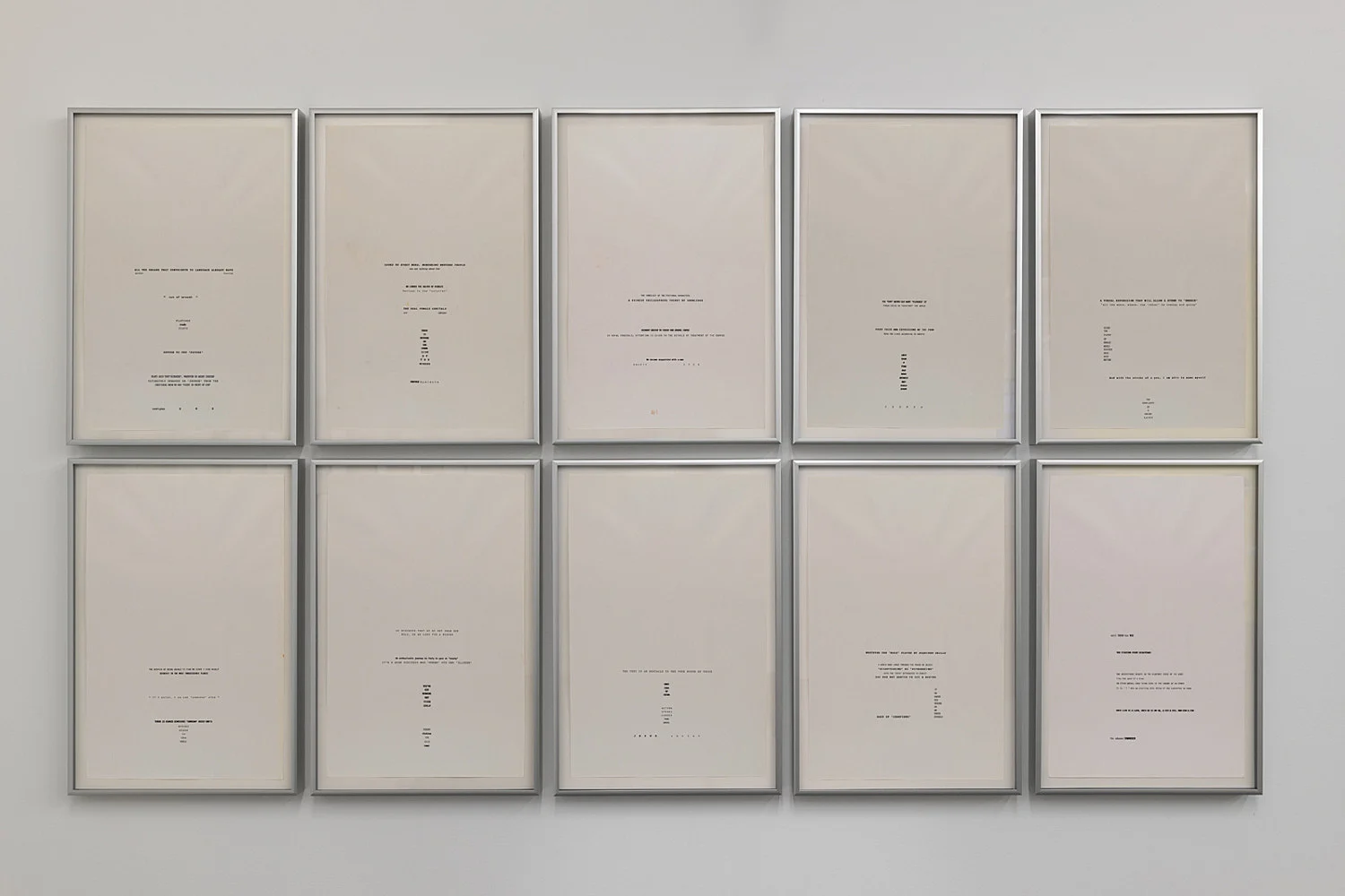 Jack Goldstein Galerie Buchholz New York 2024 — Jack Goldstein — Exhibitions — Galerie Buchholz — Image 49