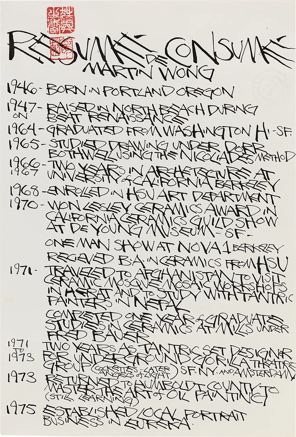 WorksonPaper — Martin Wong — Exhibitions — Galerie Buchholz — Image 06