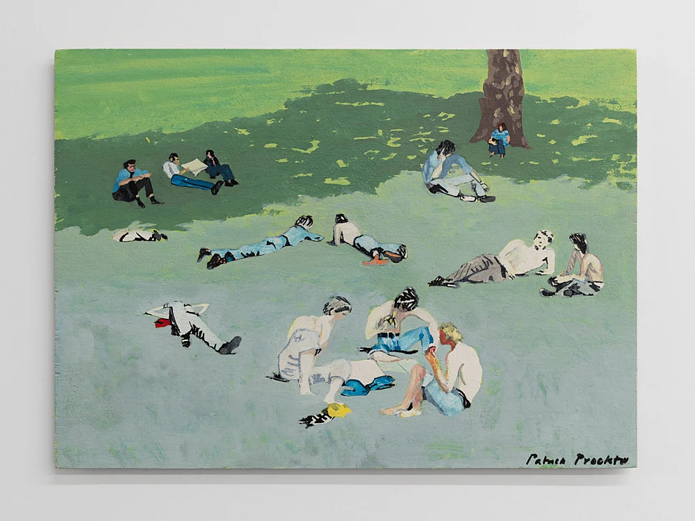 an exhibition organized by Samuel Hindolo — Yuji Agematsu, Gilles Aillaud, Cecilia Bjartmar Hylta, Prunella Clough, Curtis Cuffie, Dominick Di Meo, Trisha... — Exhibitions — Galerie Buchholz — Image 00